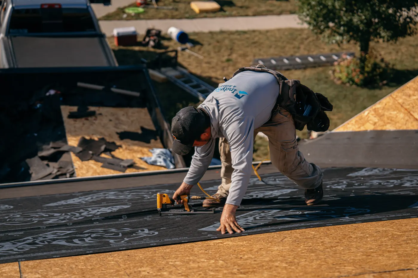 Commercial roof inspection documented in Ellettsville